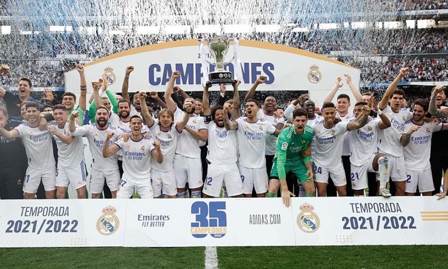 Real Madrid là đội bóng vô địch La Liga nhiều nhất
